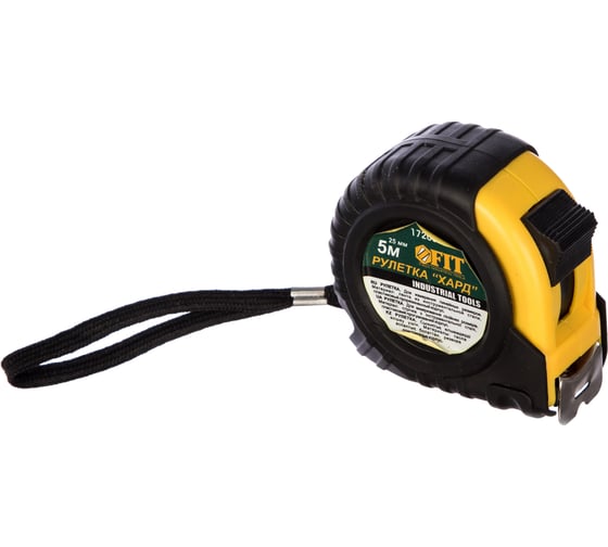 Изображение товара Рулетка Хард 5 м х 25 мм FIT 17206