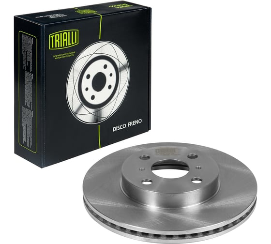 Изображение товара Диск тормозной передний для а/м Toyota Yaris без ABS d=255 TRIALLI DF 190203