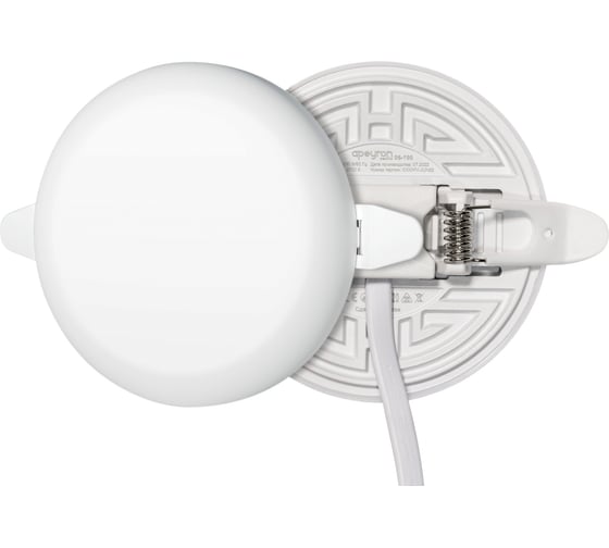 Изображение товара Светодиодная встраиваемая безрамочная панель Apeyron flp, 9вт=6вт+3вт, 770лм, 2700к, ip20, ф90x21мм, круг, 3 режима, регулировка ф55-75мм/ 06-100