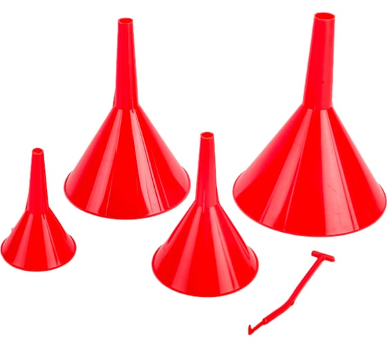 Изображение товара Воронка пластмассовая 4 шт, D50, 75, 95 и 115 мм REDMARK RM834