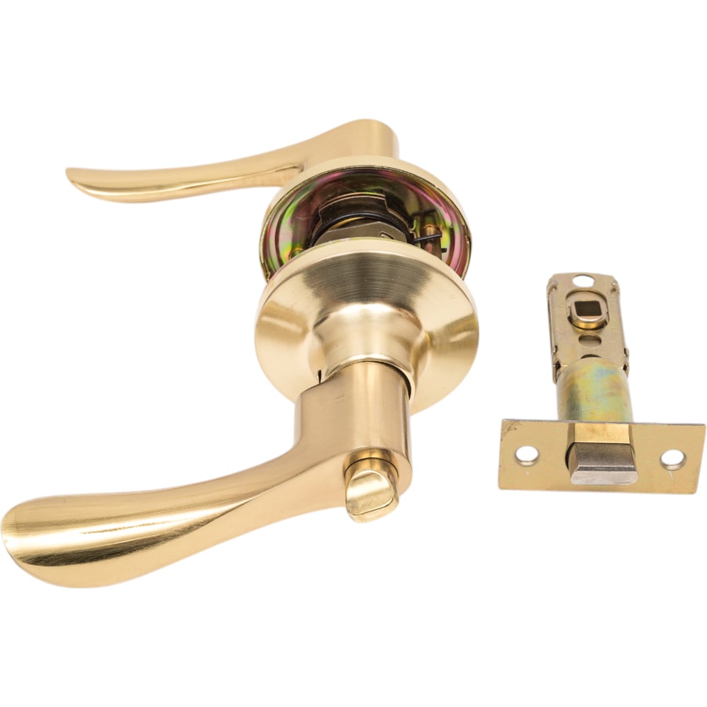 Ручка с защелкой-кноб PALIDORE Arsenal 891 SB BK, золото матовое 98760472