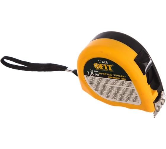 Изображение товара Рулетка Профи 7.5мх25мм FIT HQ 17428