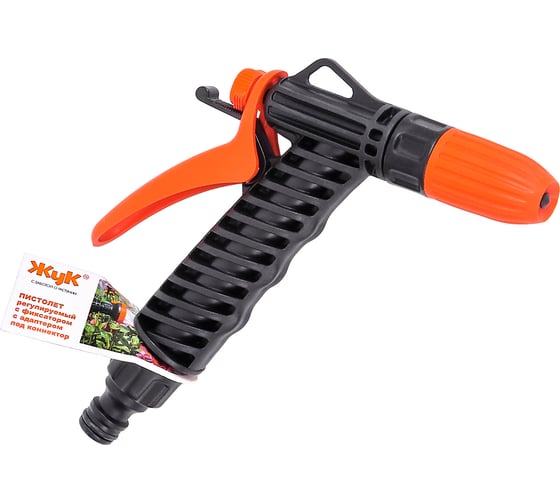 Изображение товара Пистолет поливочный с фиксатором под коннектор Жук 4607156363247