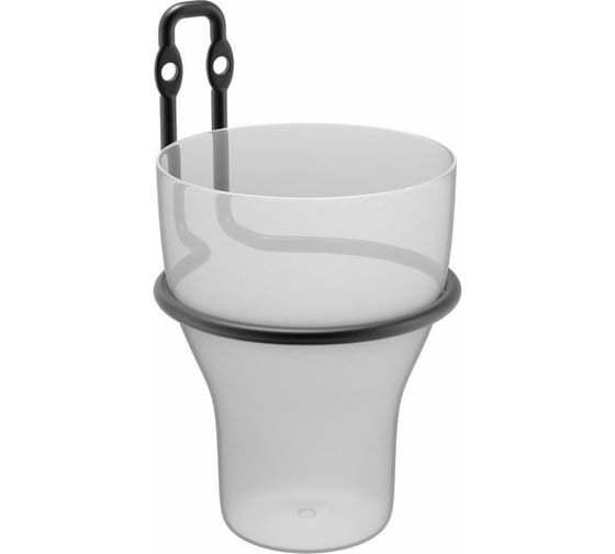 Изображение товара Стакан для зубных щеток FORA "fresh" черный FOR-FR044BL