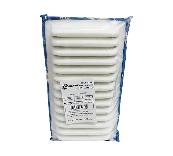 Изображение товара Фильтр воздушный для а/м Hyundai Solaris 17-, Kia Rio IV 17- Riginal RG28113H8100