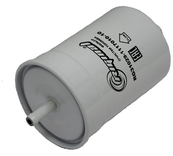 Изображение товара Фильтр топливный для а/м с дв. 406, 405, 409 под хомут Riginal RG31029-1117010-10