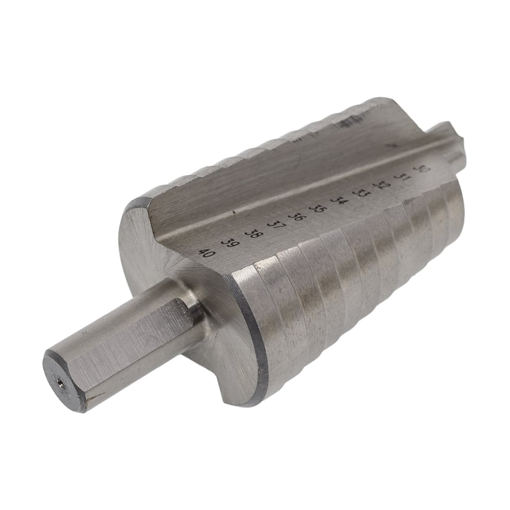 Изображение товара Ступенчатое сверло Rockforce HSS4241 с прямой канавкой 30-40 мм