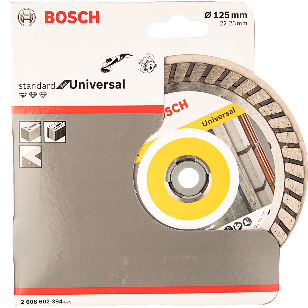 фото Отрезной алмазный диск для ушм bosch