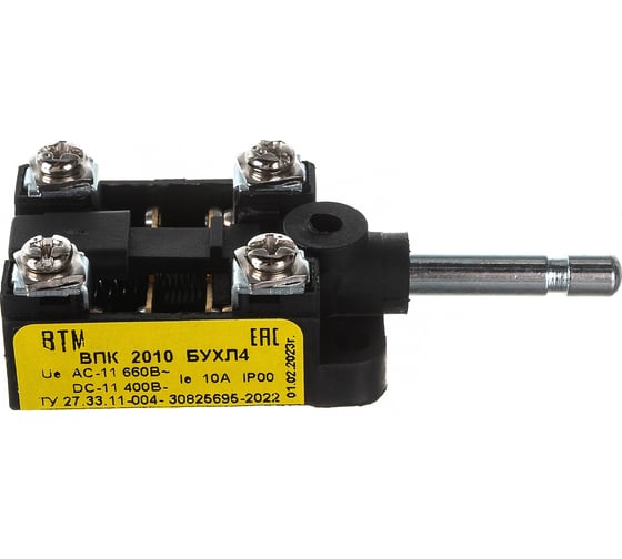 Изображение товара Выключатель концевой ВТМ ВПК-2010-БУХЛ4 длинный толкатель ВТМ00027856