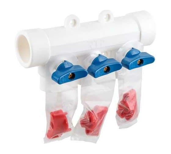 Изображение товара Коллектор с шаровым краном RTP универсальный PPR 32x20/3 28201