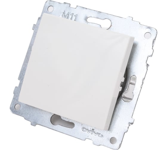 Изображение товара Механизм 1-клавишного выключателя OVIVO белый, 600-000201-200