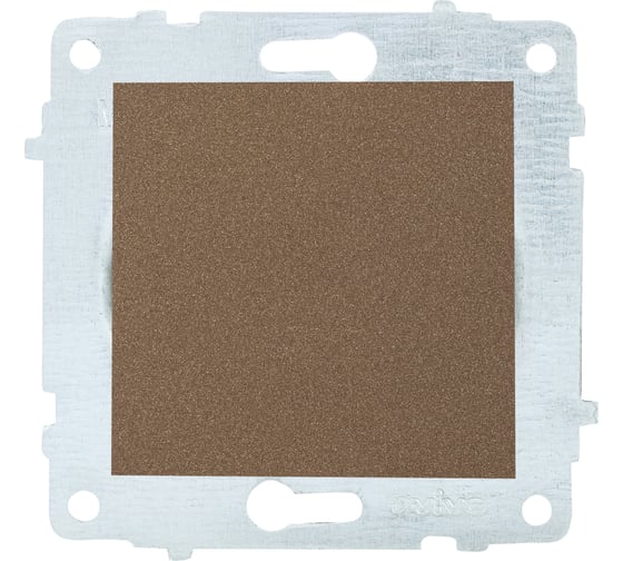 Изображение товара Механизм 1-клавишного выключателя OVIVO мокко 600-000219-200