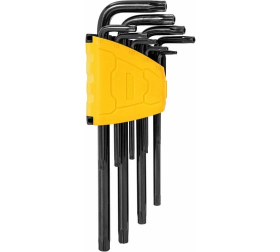 Изображение товара Набор шестигранных удлиненных ключей DELI torx dl234209h материал Cr-V, 9 шт. 104515