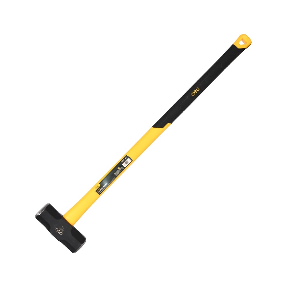 Изображение товара Универсальная кувалда DELI DL6912 3600гр (фиберглассовая рукоятка, углеродистая сталь) 104495