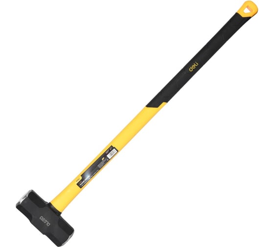 Изображение товара Универсальная кувалда DELI DL6913 4500гр (фиберглассовая рукоятка, углеродистая сталь) 104496