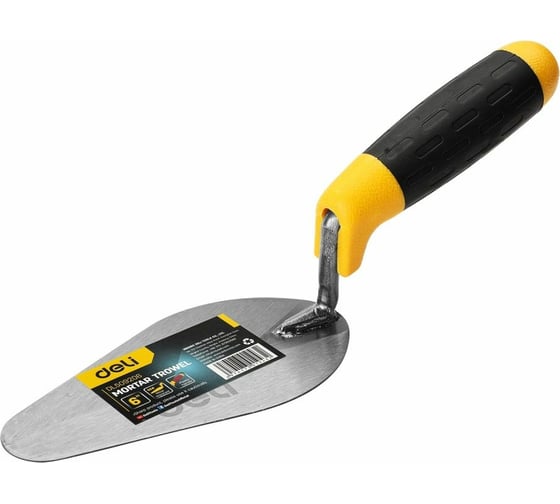 Изображение товара Кельма мастерок DELI 150мм DL509206 форма "капля" 104534
