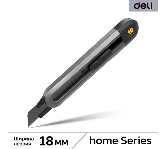 Изображение товара Технический нож DELI Home Series Black HT4018 104616