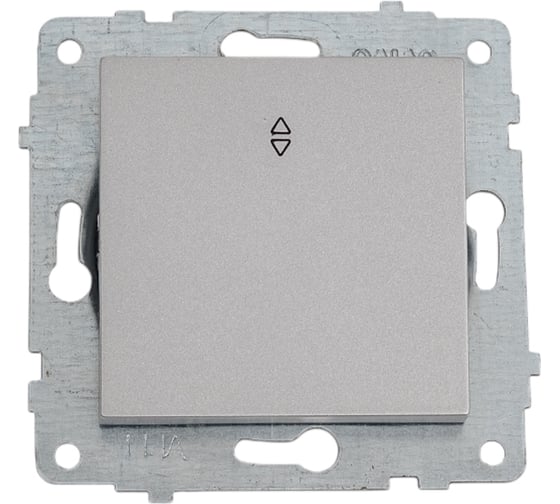 Изображение товара Механизм 1-клавишного проходного выключателя OVIVO серебро, 600-000210-209