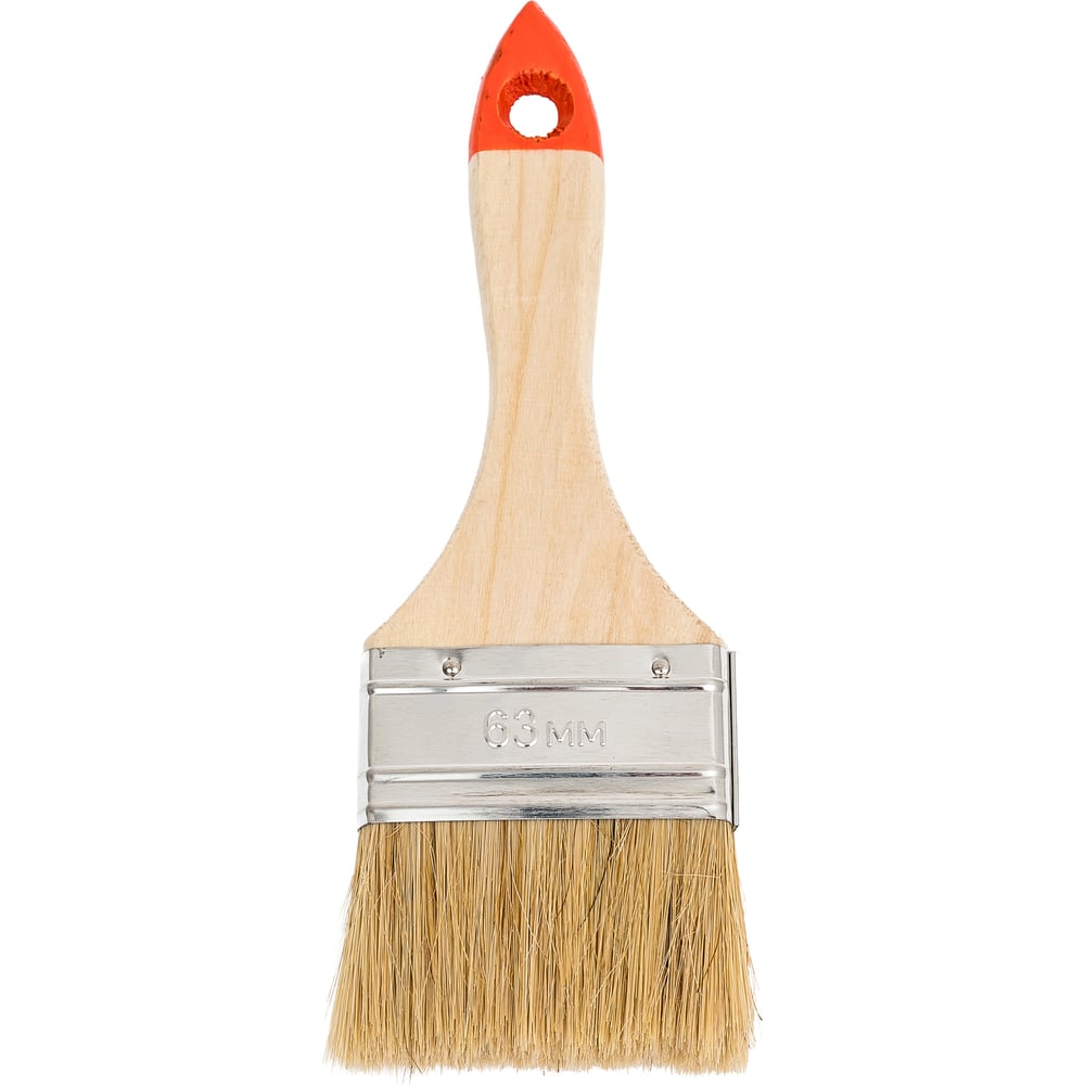 Изображение товара Плоская кисть 888 63 мм натуральная щетина для отделочных работ