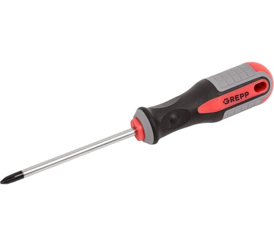 Изображение товара Крестовая отвертка Ladina GREPP PH2*100мм, CrV, 3х-компонентная рукоятка 201-019