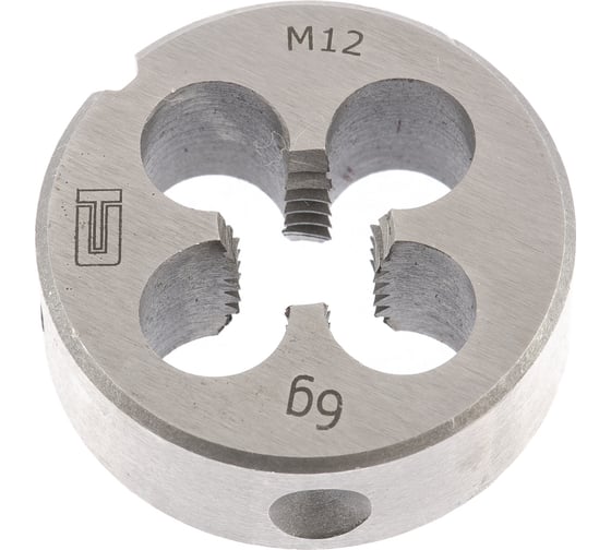 Изображение товара Плашка М12 х 1,75 мм СИБРТЕХ 77032