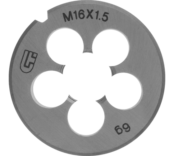 Изображение товара Плашка М16 х 1,5 мм СИБРТЕХ 77042