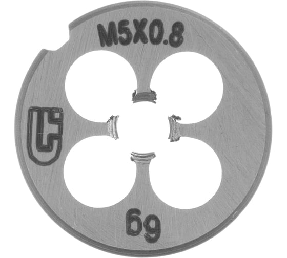 Изображение товара Плашка М5 х 0,8 мм СИБРТЕХ 77013