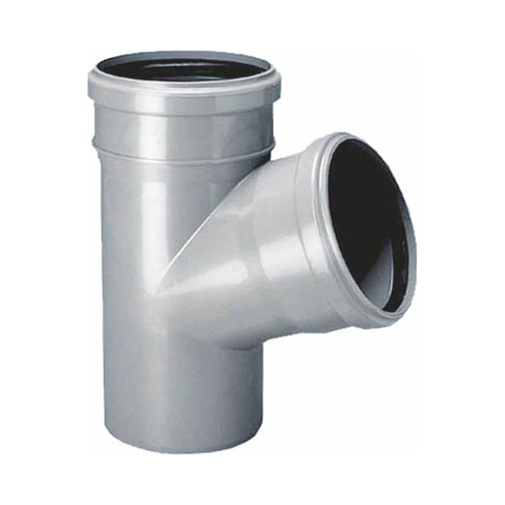 Изображение товара Тройник RTP ВК ПП 125x125x87 серый для внутренней канализации