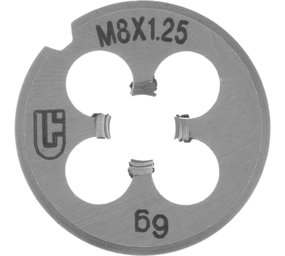 Изображение товара Плашка М8 х 1,25 мм СИБРТЕХ 77020