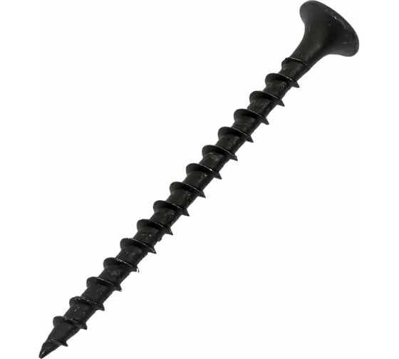 Изображение товара Усиленный саморез по дереву КРЕП-КОМП черный, 3,5x51 KENNER, 1 кг чд51тф