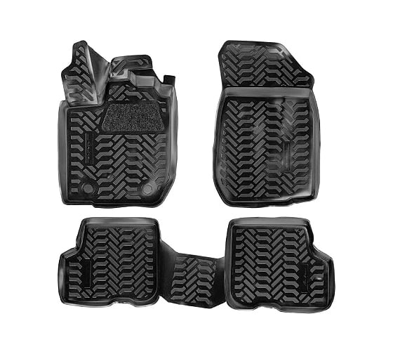 Изображение товара Внутрисалонные коврики REDMARK Renault Logan II 2014-, кт. 3D с подпятником, крепеж, полиуретан RM61521