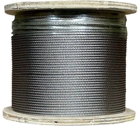 Изображение товара Трос из нержавеющей стали LadAna 4 мм, катушка 250 м 220701005/250