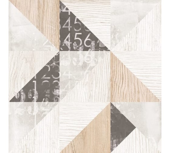 Изображение товара Керамогранит LB CERAMICS Шервуд (многоцветный геометрия; 45x45 см; площадь упаковки 1,62 кв.м) СК000036986