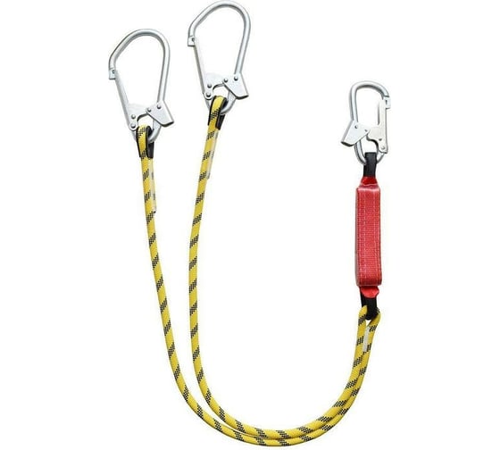 Изображение товара Канатный строп ООО Комус тип аВ, 2 метра, двойной с амортизатором, полиамид 1184371