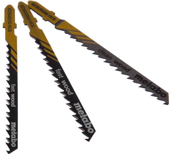 Изображение товара Набор лобзиковых пилок для дерева Metabo 623698000