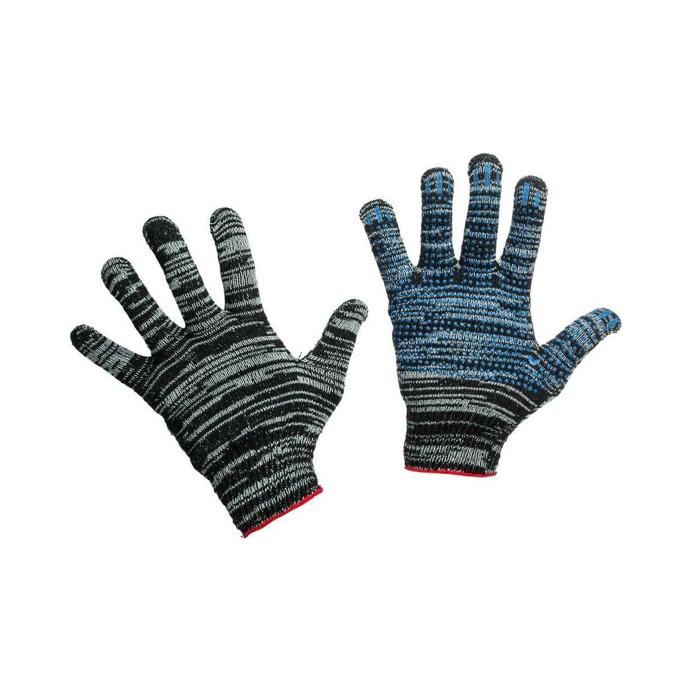 Защитные трикотажные перчатки ООО Комус, цвет серый, размер универсальный