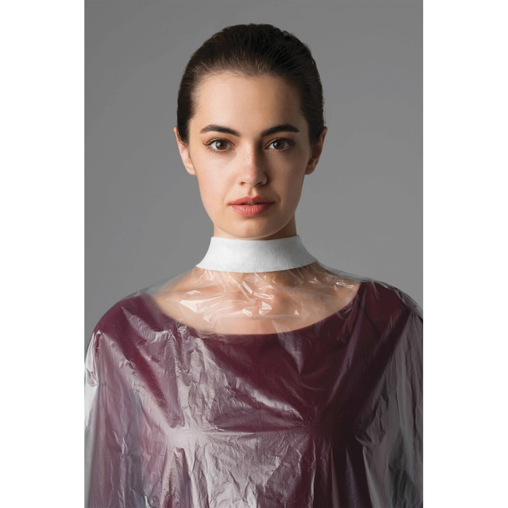 Изображение товара Одноразовый мягкий воротник ЧИСТОВЬЕ белый, 7x40 см, 200 шт, спанлейс, 40 г/м2 630881