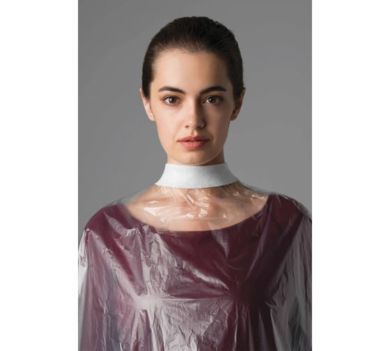 Изображение товара Одноразовый мягкий воротник ЧИСТОВЬЕ белый, 7x40 см, 200 шт, спанлейс, 40 г/м2 630881