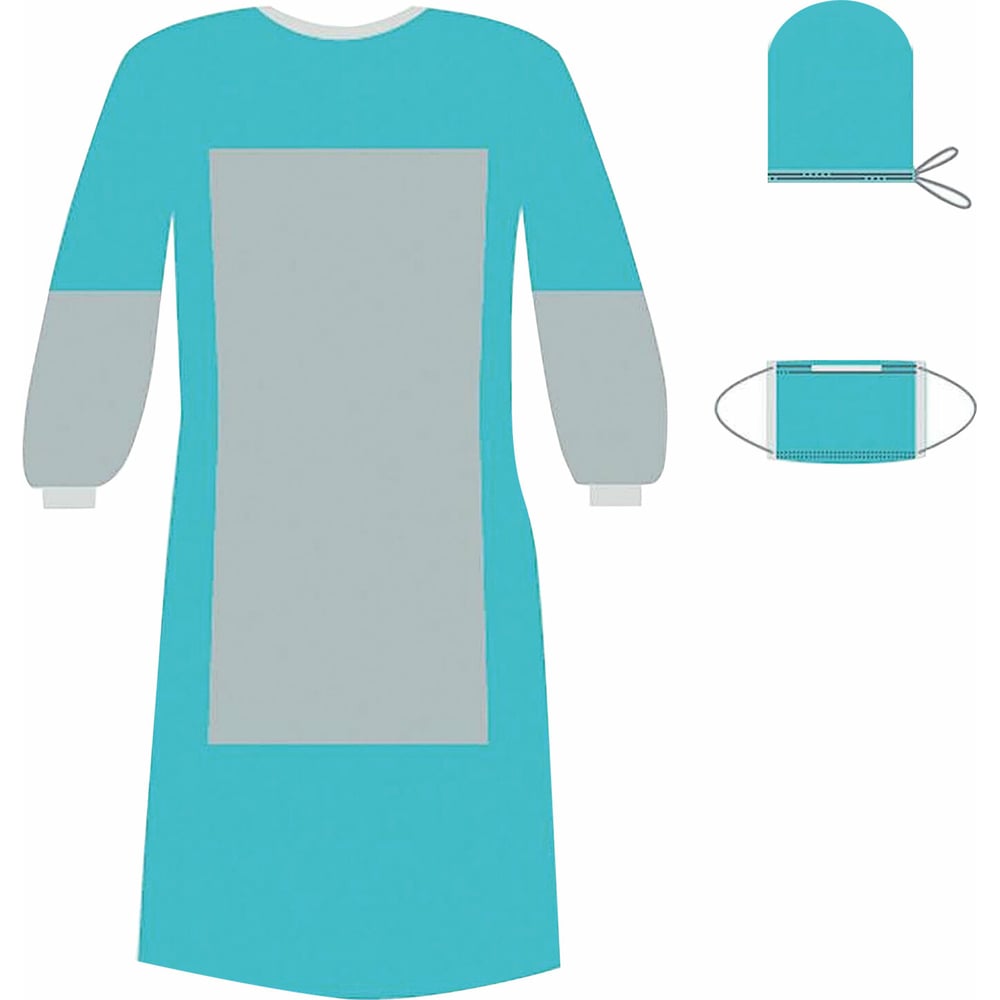 фото Одноразовой одежды халат для хирурга гекса