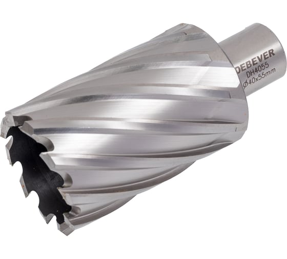 Изображение товара Сверло корончатое Debever Machining Solutions DEBEVER HSS d40 мм, L55 мм DHSS4055