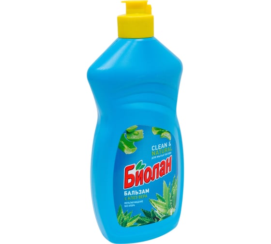 Изображение товара Средство для мытья посуды БИОЛАН Бальзам Алоэ Вера, 450 мл 605059
