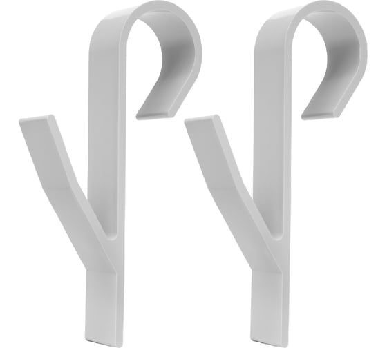 Изображение товара Крючок для ванной DM PLAST серый, 2 шт k2dm