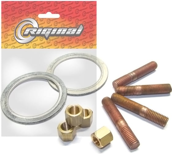 Изображение товара Ремкомплект приемной трубы для а/м ГАЗ 3302-3221 с дв. 4025, 4026 латунь Riginal RG3302-70-1203800