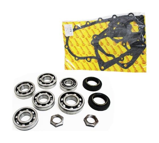 Изображение товара Ремкомплект раздаточной коробки для а/м УАЗ прямозубой (подшип, прокладки, сальники, гайка) до 2005 г Riginal RG452-1801800