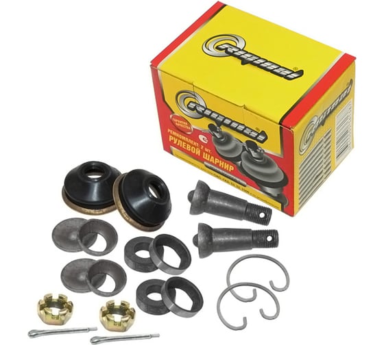 Изображение товара Ремкомплект рулевого шарнира для а/м ГАЗ 53, 52, 3306, 3307, 3309, 2шт (полный, с пружиной) Riginal RG53-3003008-01