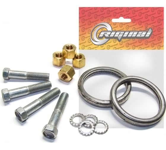 Изображение товара Ремкомплект приемной трубы для а/м ГАЗ 53, 3307, дв. 511.10, 513.10 латунь Riginal RG3307-1203800