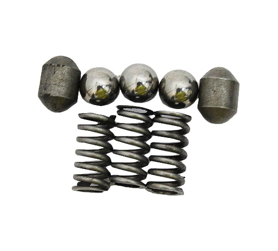 Изображение товара Ремкомплект штоков КПП-5 для а/м ГАЗ 3302-3221, 2705, 31105 (плунжер 2 шт, пружина 3 шт, шарики 3 шт) Riginal RG31105-1702828