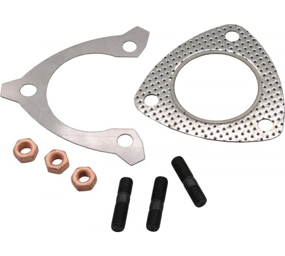 Изображение товара Ремкомплект крепления приемной трубы для а/м ВАЗ 2170, 2190, 1118 (прокладка, шпильки, гайки, пласт.) Riginal RG2170-1203800