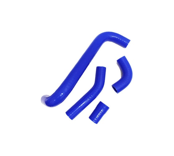 Изображение товара Патрубки радиатора 4 шт, силикон для а/м ВАЗ-2105 алюминиевый радиатор Riginal RG2105-1303000-sil