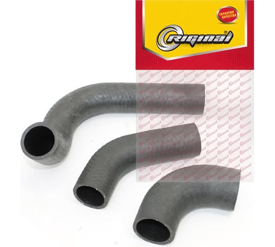 Изображение товара Патрубки радиатора 3 шт для а/м ГАЗ 3302-3221 дв.4026 , УМЗ-4215 рестайлинг Riginal RG3302-10-1303000-10